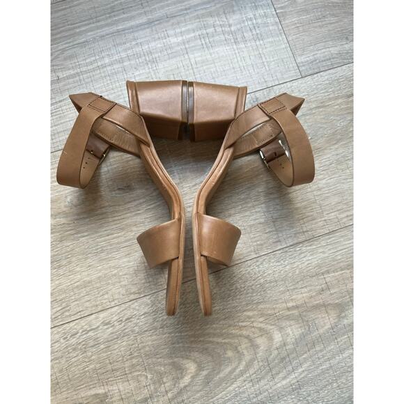 Nisolo Stella Block Heel almond leather size 7 - Picture 6 of 9